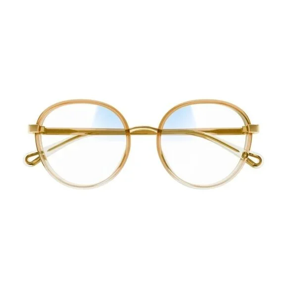 NEW  CHLOE SUNGLASSES ORANGE  WOMEN GOLD TRANSITION EYEWEAR CH0033S 001 NEWCHLOE SUNGLASSES ORANGEWOMEN GOLD TRANSITION EYEWEAR  main image 3